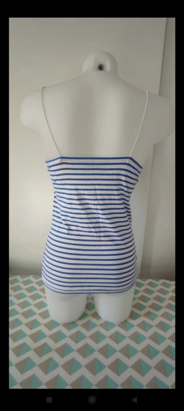 Débardeur rayé taille l - photo numéro 2