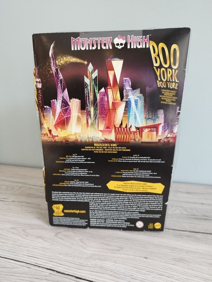 Poupée Monster high Mouscedes King Boo York boo york - photo numéro 6