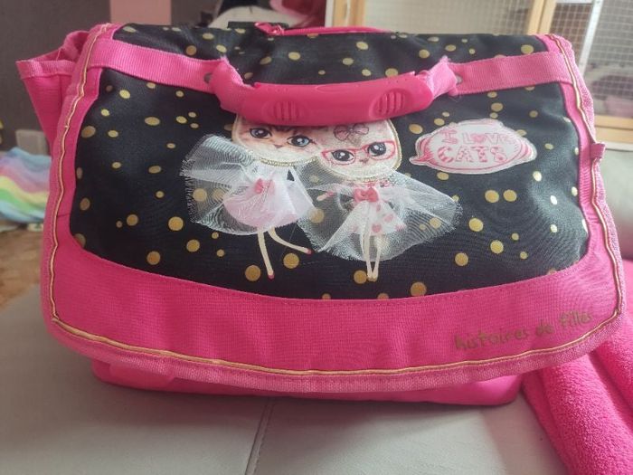 Cartable primaire chat