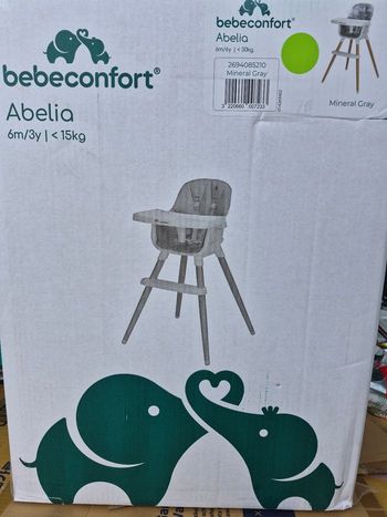 Chaise Haute BÉBÉ CONFORT Abelia Neuf.