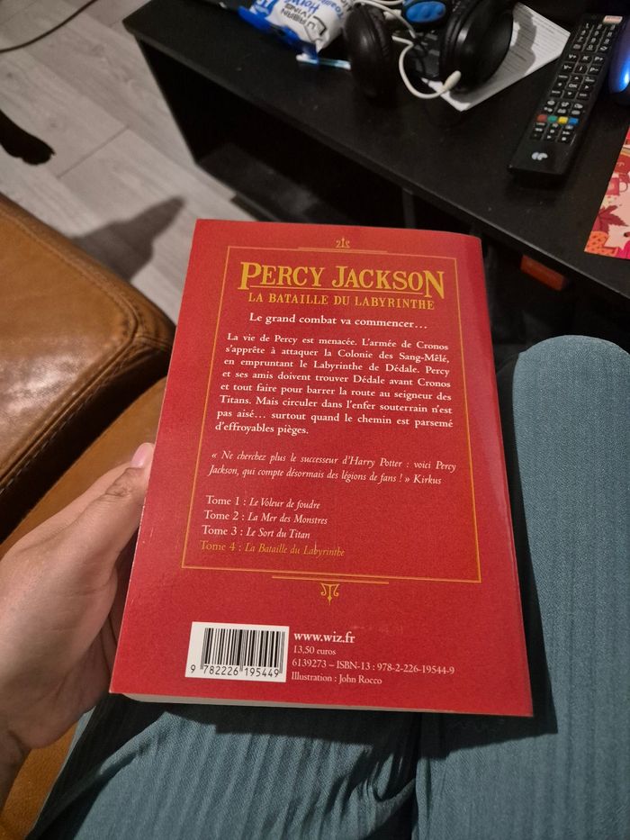 Livre "Percy Jackson la bataille du labyrinthe 4" - photo numéro 3