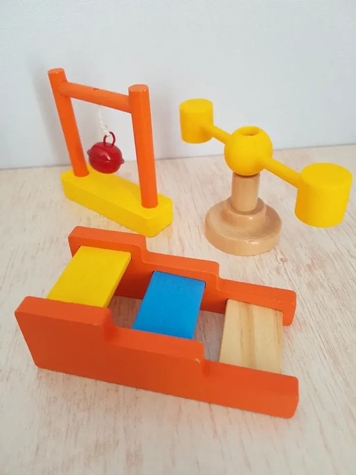 Dominos robots jeu de manipulation en bois - photo numéro 5