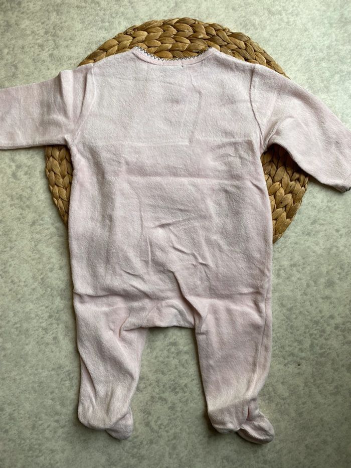 Pyjama rose lapin Kiabi 6 mois - photo numéro 4