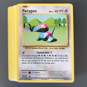 Lot de 20 cartes Pokémon XY évolutions