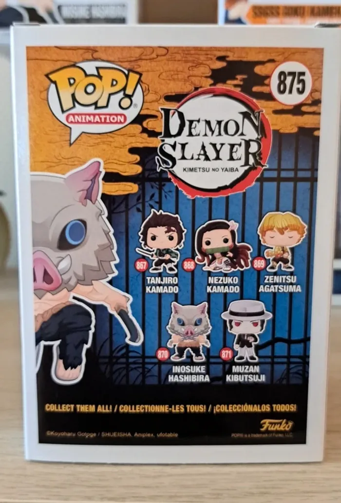 Funko Pop Inosuke Hashibira flocked - photo numéro 3
