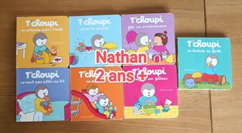 LOT : 7 mini-livres T'choupi 1 histoire par jour 2 ans +
