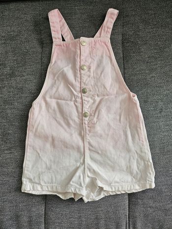Salopette short tie and die zara