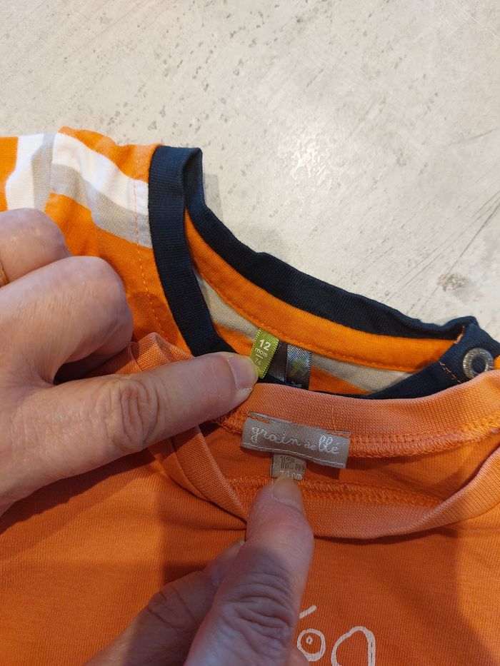 Lot 2 t-shirts manches longues - photo numéro 3