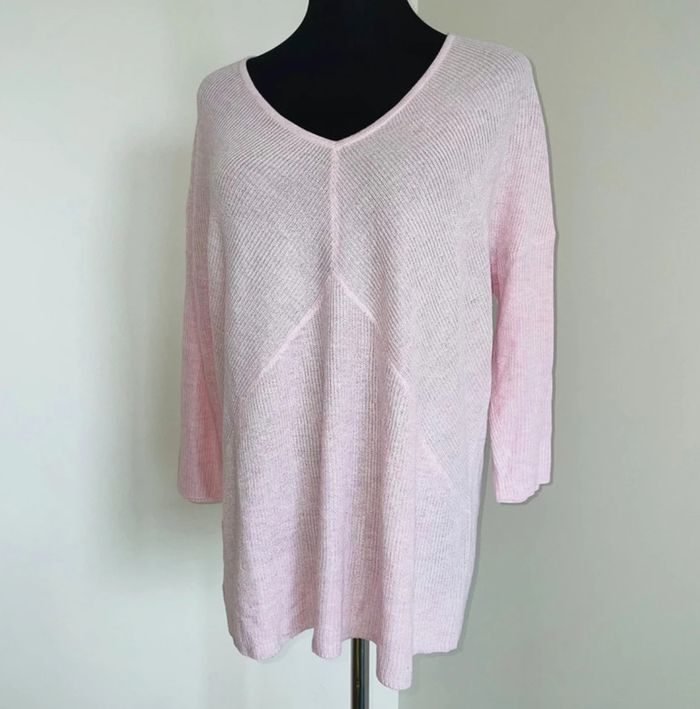 🥶 Pull Mango. Femme. Taille 38 M. rose. Très bon état. - photo numéro 5