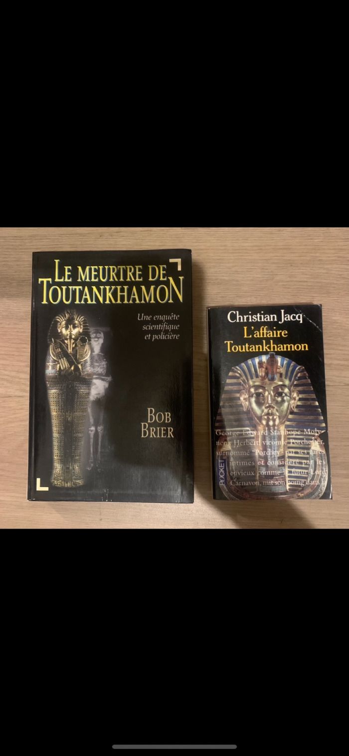 2livres sur toutankhamon de Christian Jacque