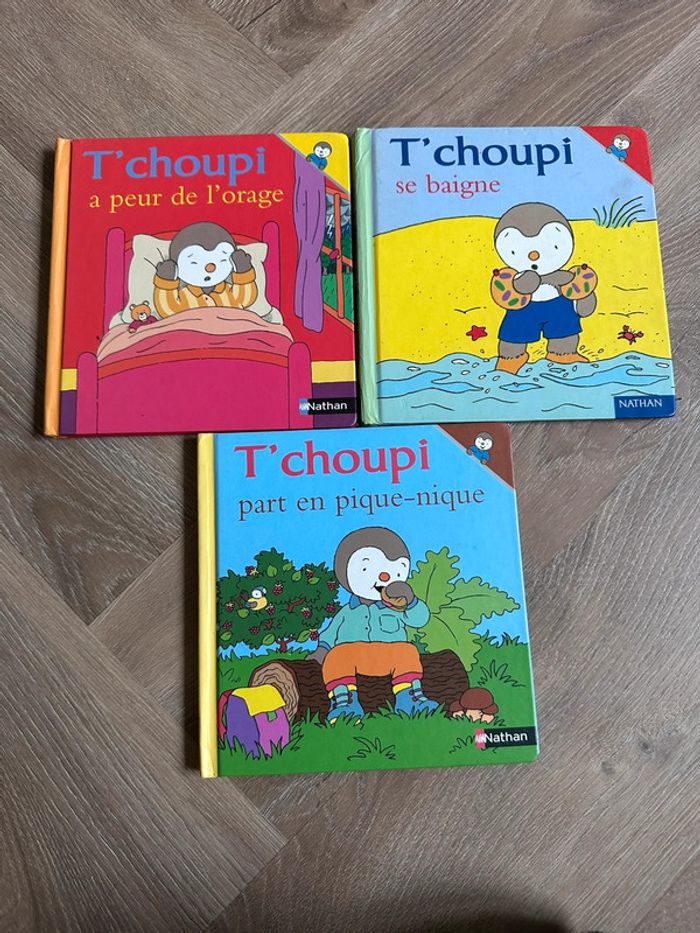 Lot 3 livres t’choupi