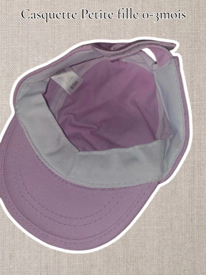 Casquette fille - 0-3 Mois - photo numéro 4