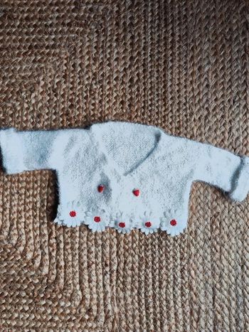 Gilet court Boléro fait main