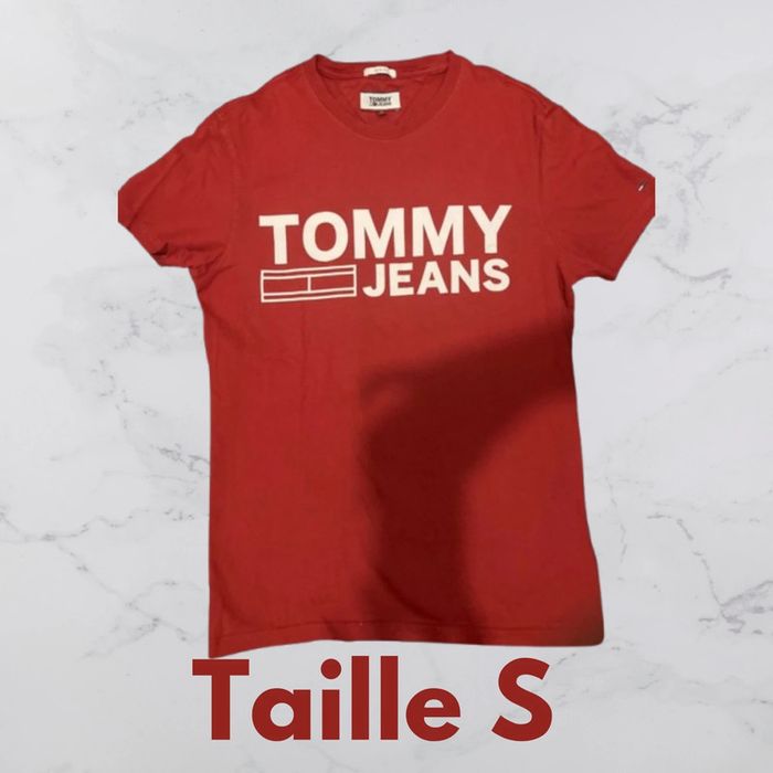 Tee shirt Tommy rouge taille S