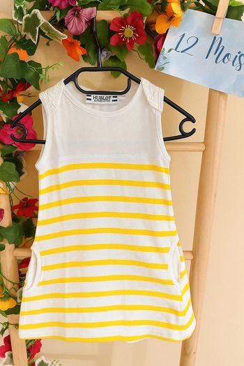 Robe rayée 12mois Hublot
