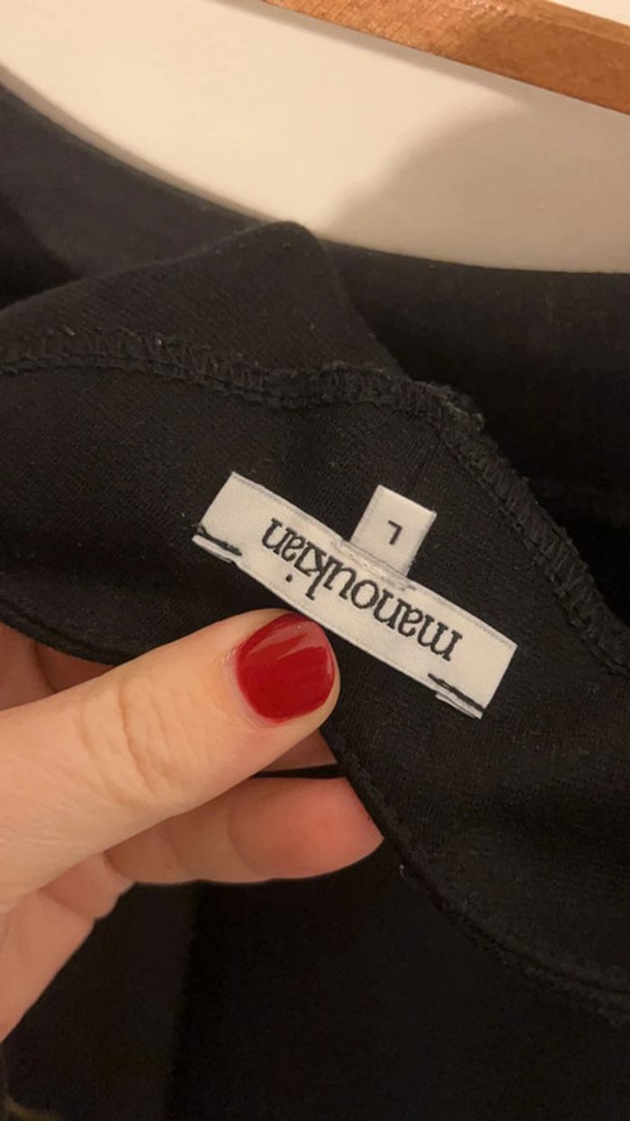 Petite robe noire fermeture manoukian l - photo numéro 4