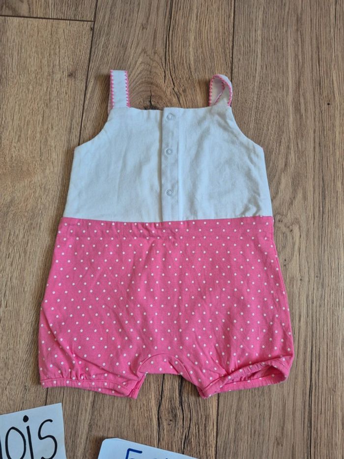 Salopette combi short barboteuse motif glace - photo numéro 7