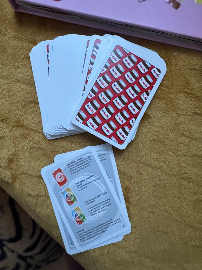Jeu de cartes nutella - photo numéro 4