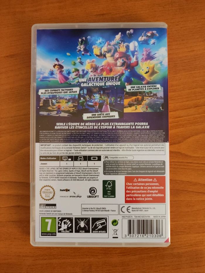Jeu Nintendo Switch Mario Lapins Crétins Sparks of Hope - photo numéro 2