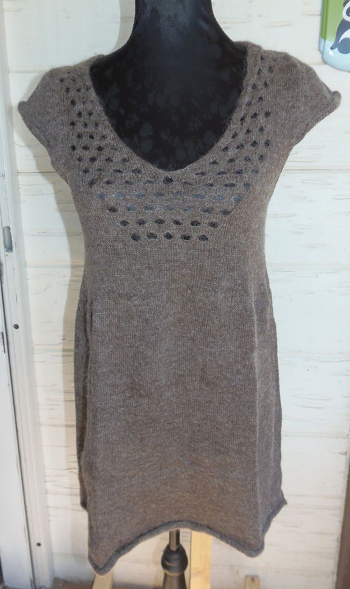 Pull marron clair - photo numéro 2