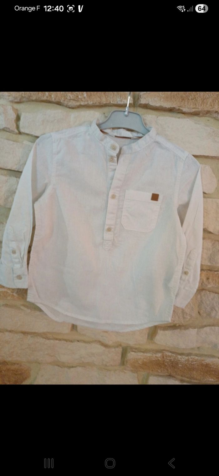 Chemise garçon taille 4 ans