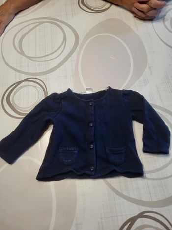 Gilet bleu tex 2 ans