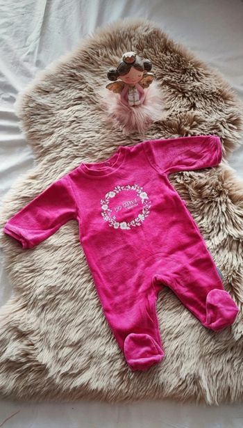 Pyjama chaud fushia absorba 3 mois