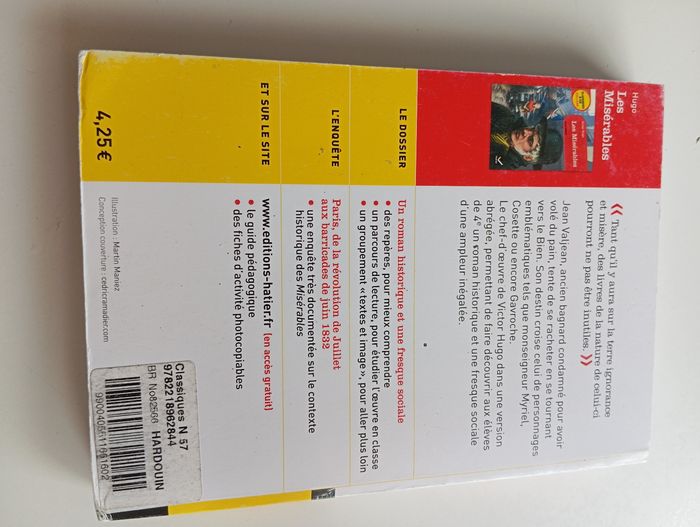 Livre les Misérables classique collège - photo numéro 2