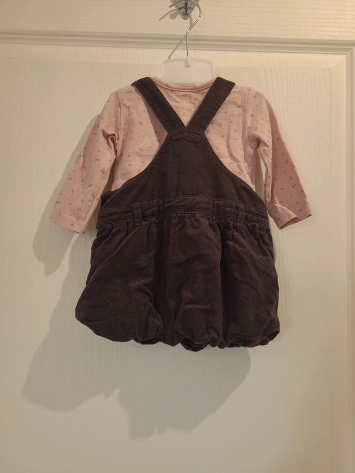 Ensemble robe salopette et tee shirt Gemo - photo numéro 5