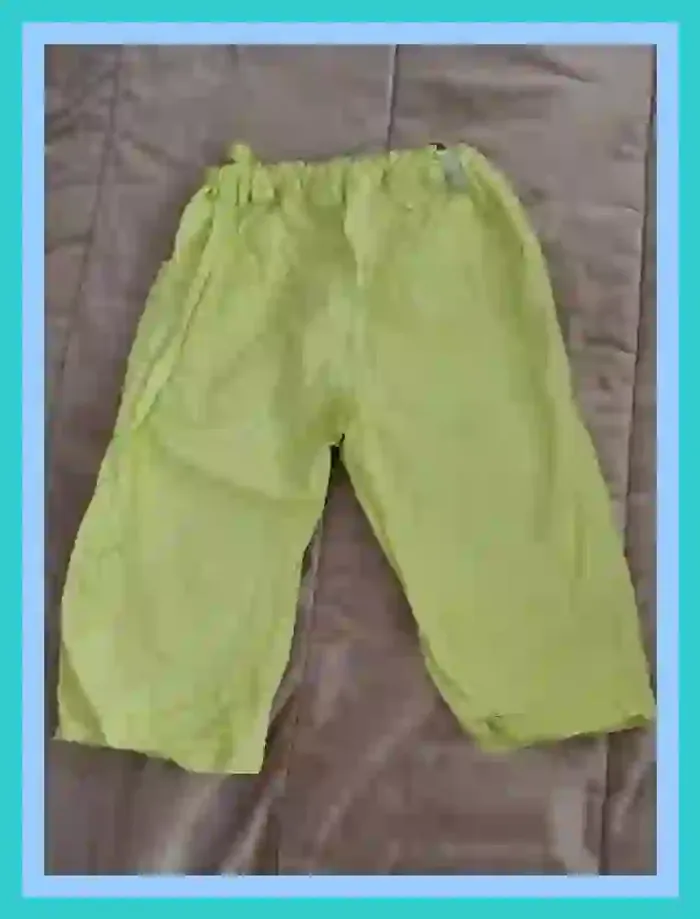 Pantacourt Inextenso auchan jaune fluo garçon 12 ans - photo numéro 6