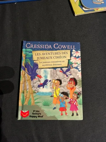 Livre pour enfants cressida cowell les aventures des jumeaux cimeon