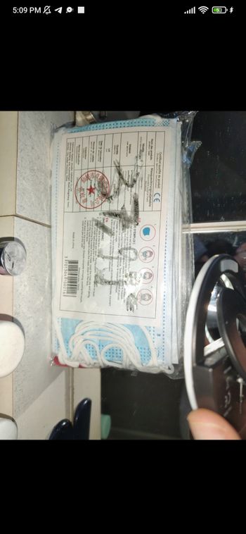 Masque chirurgical 3 primoplast dont 9 china.