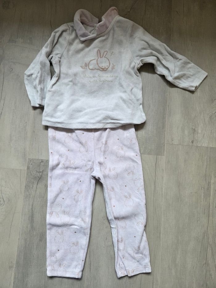 Lot 3 pyjamas velours - photo numéro 4