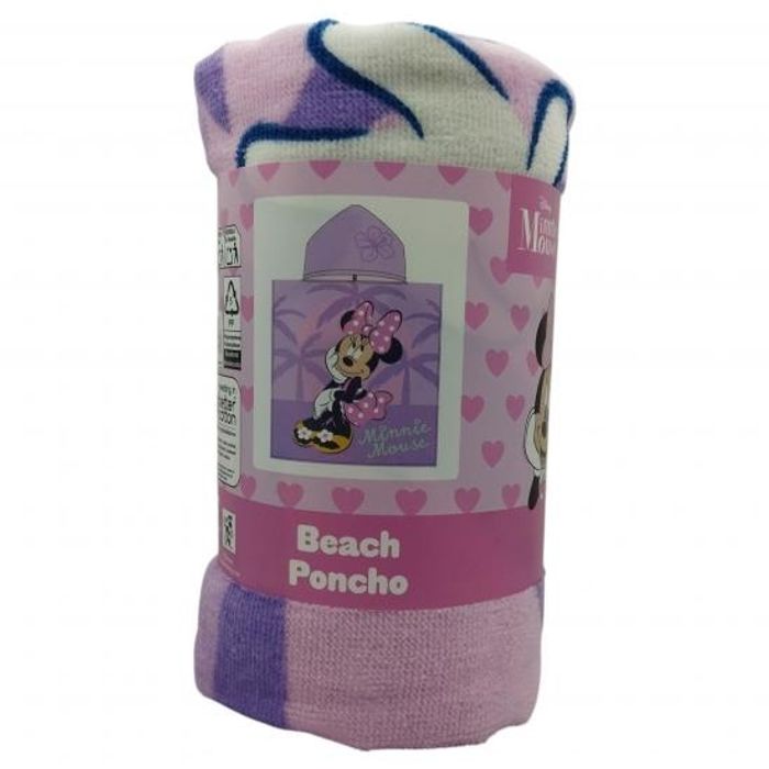 MINNIE MOUSE - Poncho Coton 60x60cm - photo numéro 2