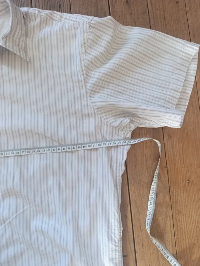 Chemise a rayures manches courtes Levi's Strauss & co taille M - photo numéro 9