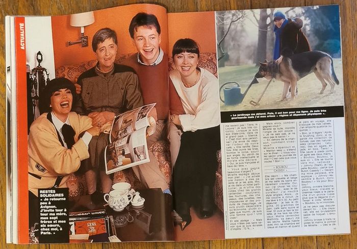 Ancien magazine Madame figaro Mireille Mathieu 1985 N°12603 vintage - photo numéro 5