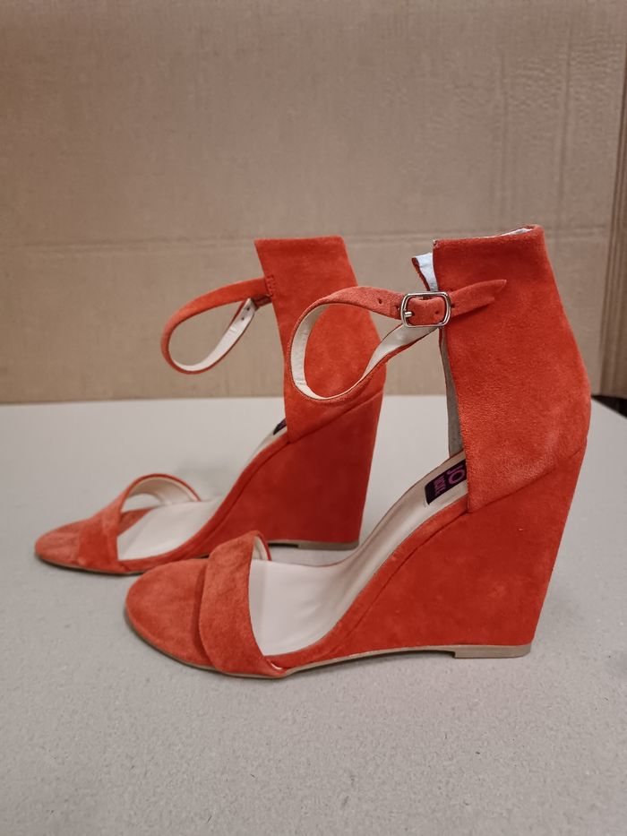 Sandales à talons corail Mojo Moxy taille 39,5 - photo numéro 2