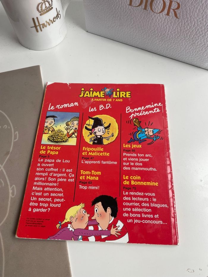 J’aime Lire - le trésor de papa - N•286- novembre 2000 - photo numéro 2