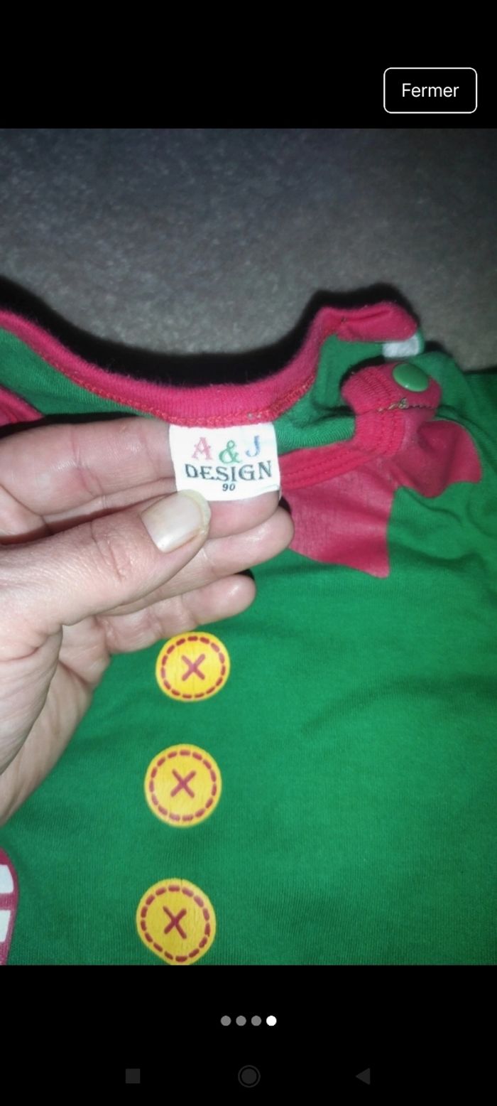 Pyjama bébé noël e18 - photo numéro 3