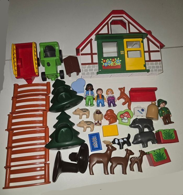 123 playmobil la maison de la forêt 5058 complète - photo numéro 2