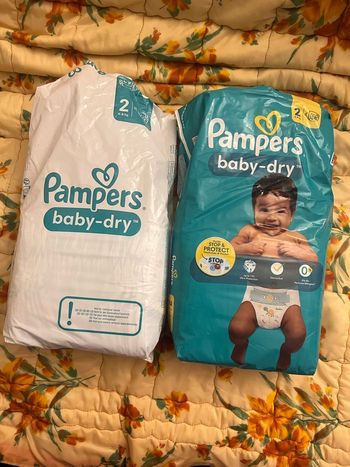 Couches Pampers taille 2