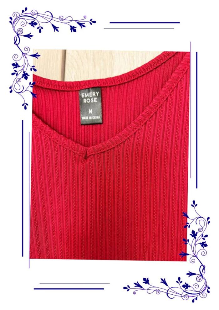 Debardeur Emry Rose Bordeaux M/L - photo numéro 3