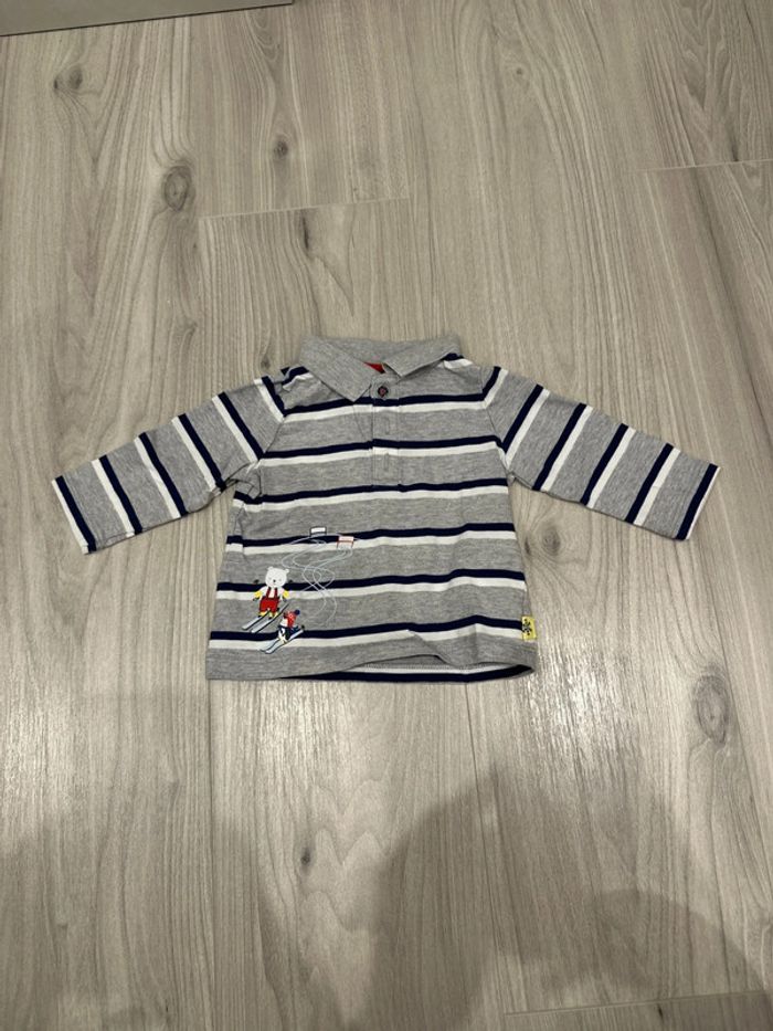 Lot de 3 polos sergent major 6 mois très bon état - photo numéro 5