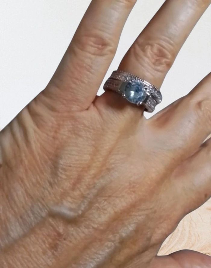 Ensemble bagues argent sterling 925 taille 54 Neuf - photo numéro 5