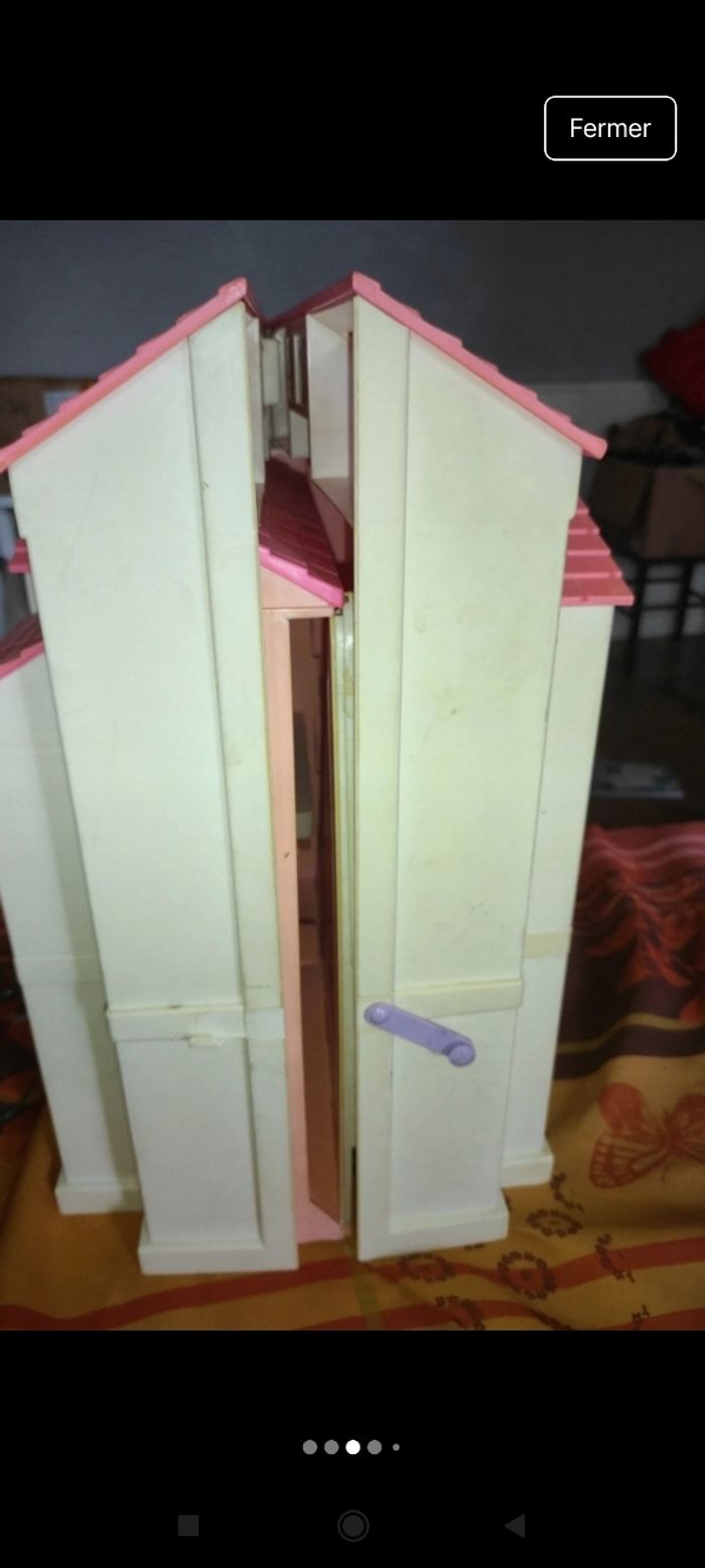 Maison barbie Mattel pliable vintage - photo numéro 3