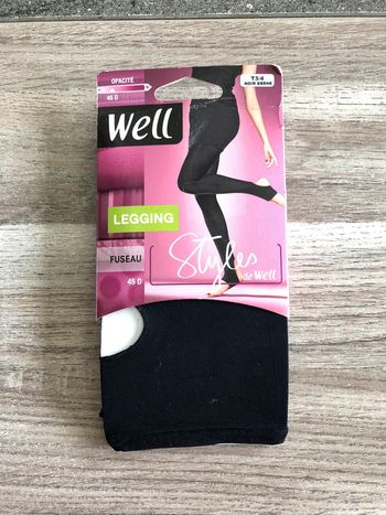 Legging WELL noir taille 3/4 neuf