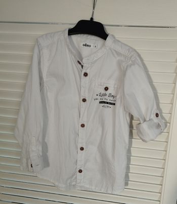 Chemise / Chemisette blanche 3 ans