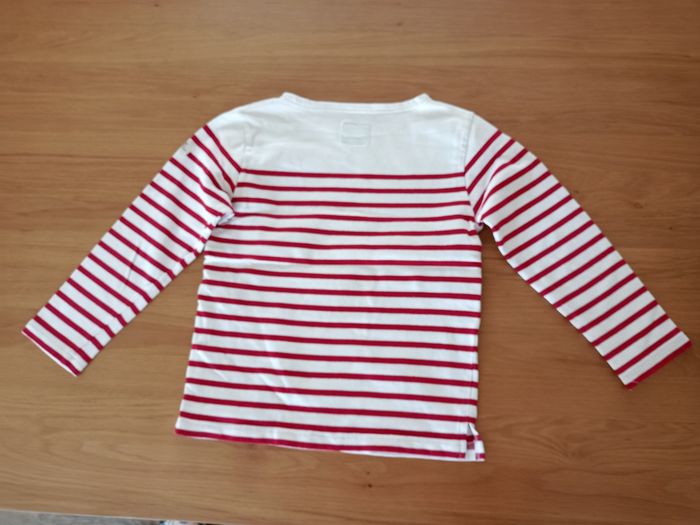 Sweat marin rouge fille 8 ans Mousqueton - photo numéro 2
