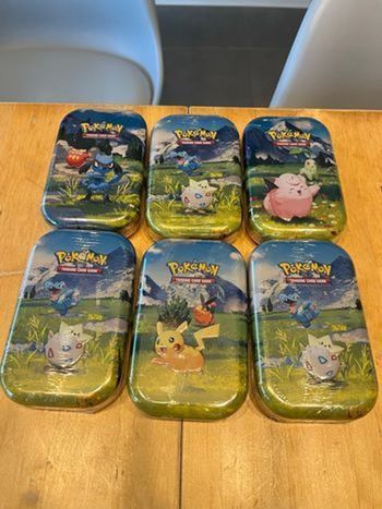 Pokémon mini tins 