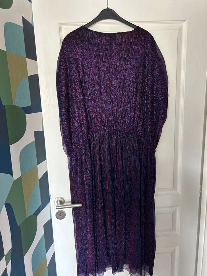 Robe bleue rose 54/56 - photo numéro 5
